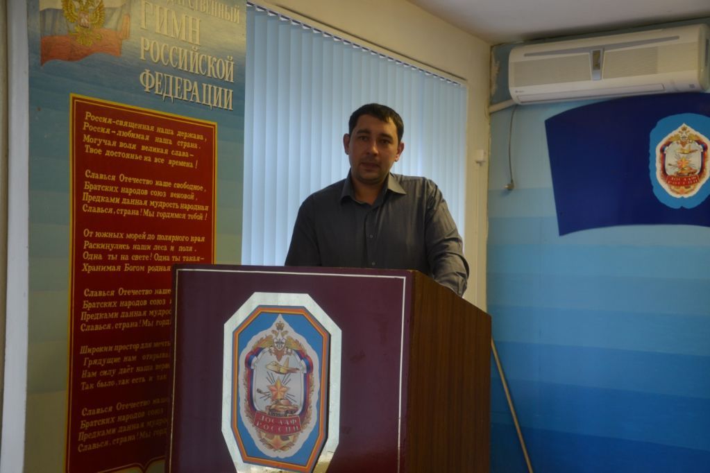 Выступление помощника военного прокурора  Марченко С.В.