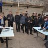 Соревнования среди призывников по разборке и сборке автомата